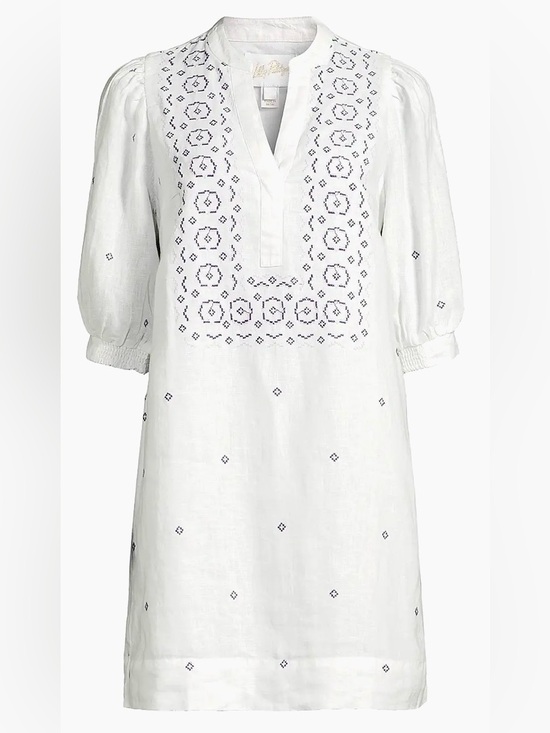 Lilly Pulitzer Dresses & Skirts - Lilly Pulitzer Women’s Mialeigh Shift Dress Embroidered Linen NWT